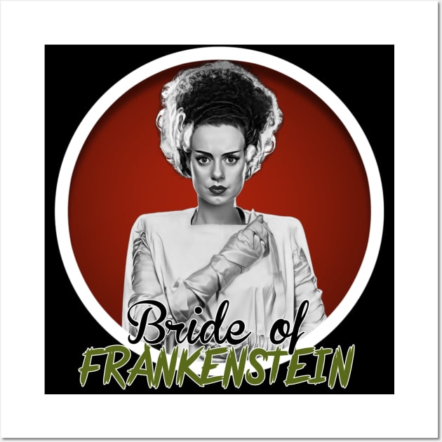 Bride of Frankenstein Wall Art by Zbornak Designs